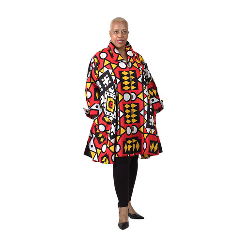 Buy Abstract Print Button Shirt