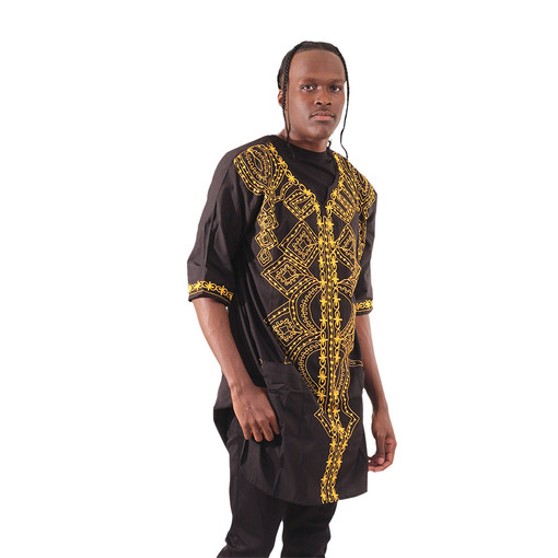 Black Panther Dashiki - Men's Clothing - African Fashion