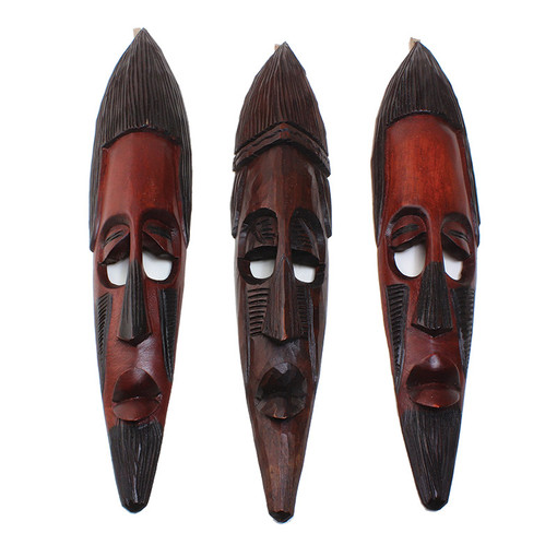 African Hanging Mask - 18"