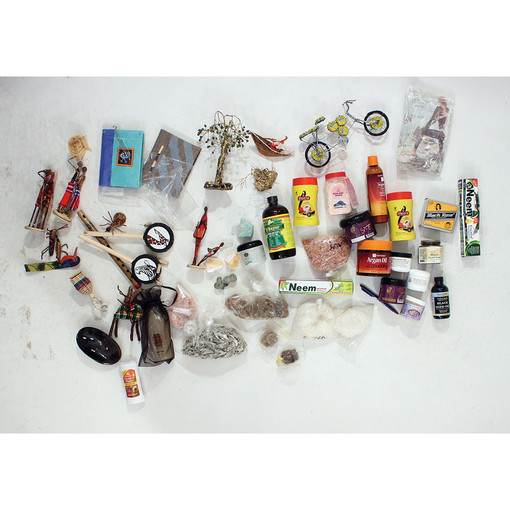 Assorted personal care and art
