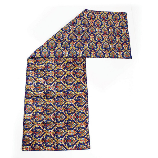 African-Made Head Wrap: Blue/Yellow