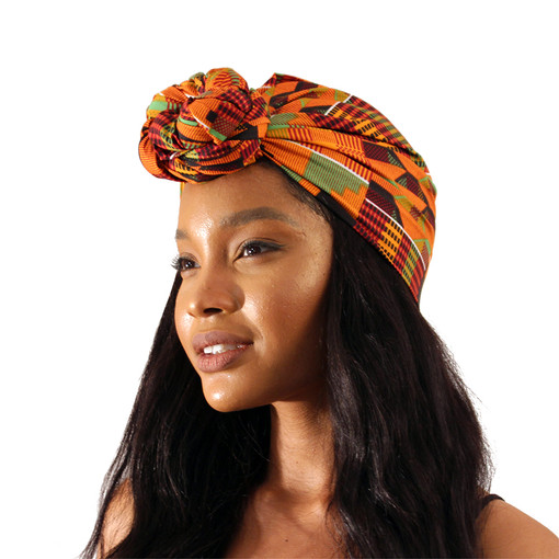 Kente #2 Head Wrap - C