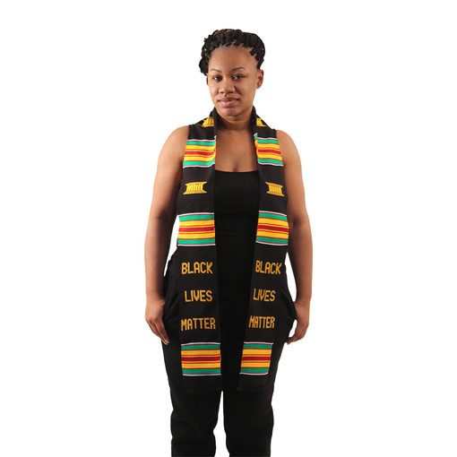 Woven Kente Black Lives Matter Sash