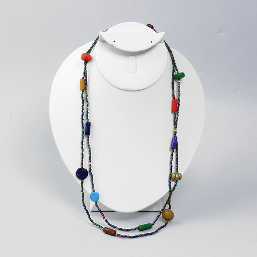 Clay Beaded Long Necklace