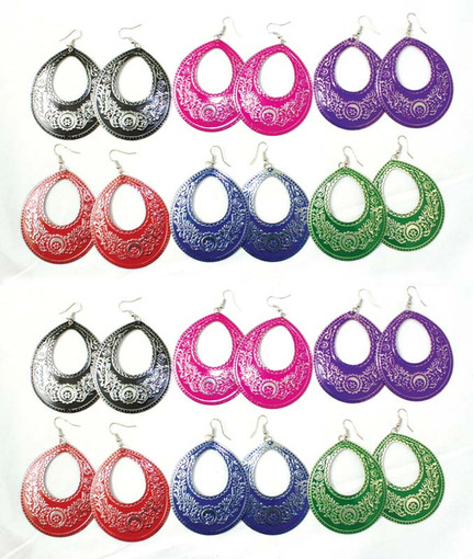 Set Of 12 Pendant Fashion Earrings