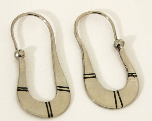 Tuareg Silver Earrings - Match with J-TN