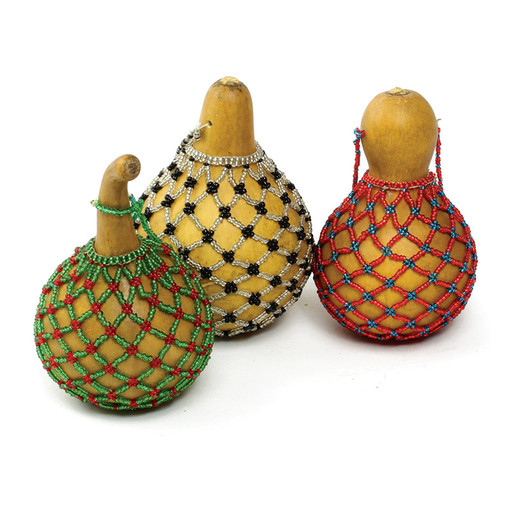 Holiday Beaded Gourd Ornament