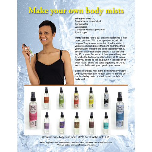 How To Make Body Mists Flyer