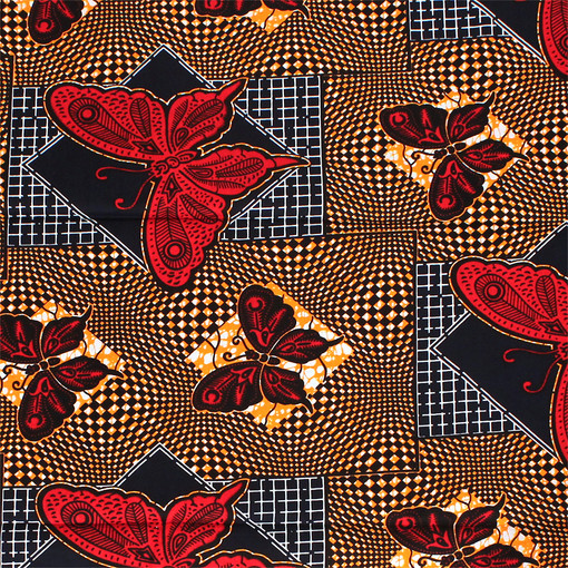 Butterfly Print Fabric: 6 Yds