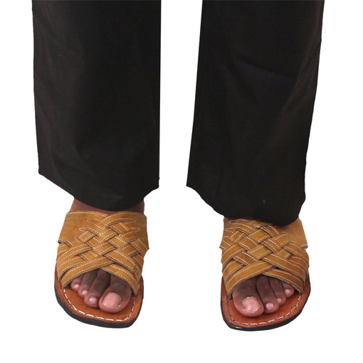 Set Of 3 Pairs of Handmade Leather Men's Sandals from Mali