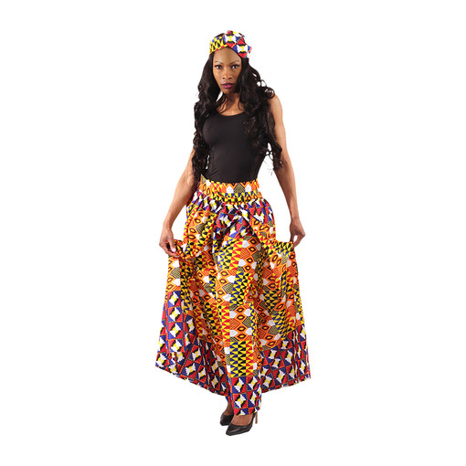 Buy Kente Print Wrap Pants