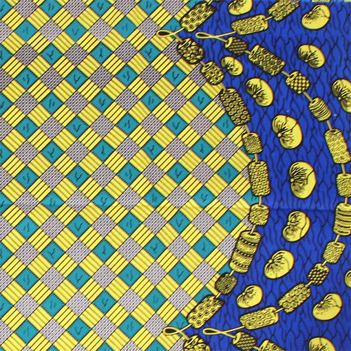 Economy Fabric: Yellow Beads - 6 Yds