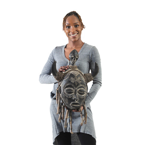 Cameroonian Horned Chokwe Mask