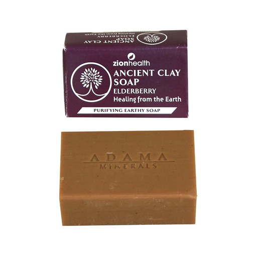 ZionHealth: Elderberry Ancient Clay Soap - 6 oz.