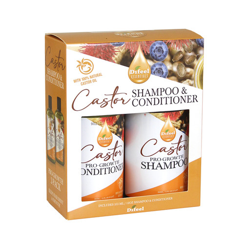 Difeel Essentials: Castor Pro-Growth Shampoo & Conditioner Set