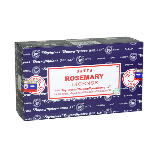 Satya: Rosemary Incense - 15g (12-Pack Box)