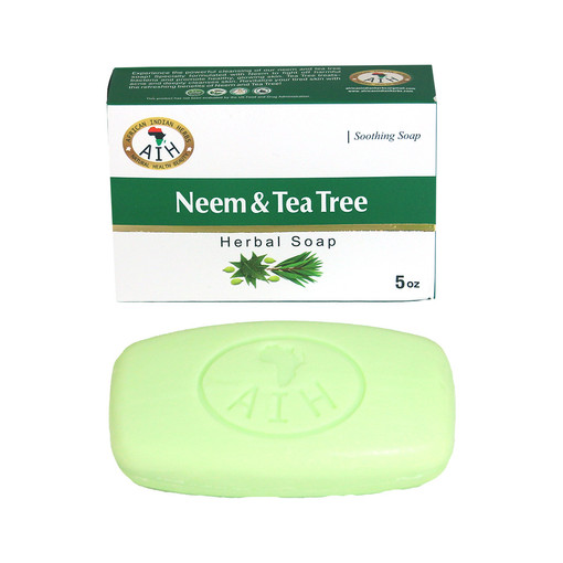 African Indian Herbs (AIH): Neem Tea Trea Soap - 5 oz.