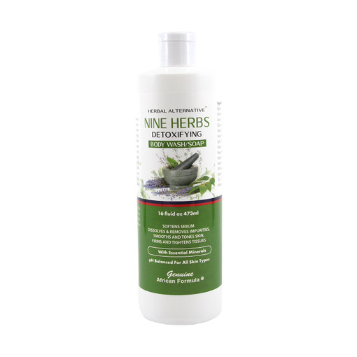 Nine Herbs Detoxifying Body Wash - 16 oz.