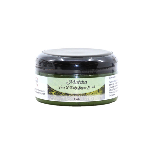 Matcha Face & Body Sugar Scrub – 8 oz.