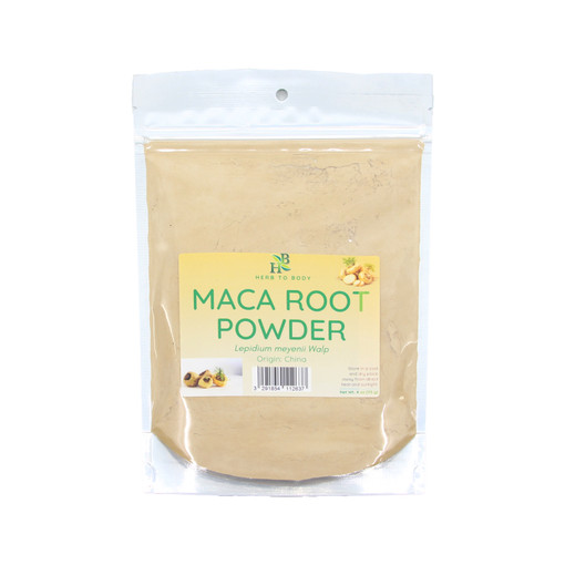 Herb To Body: Maca Root Powder (Lepidium Meyenil Walp) - 4 oz (113 g)