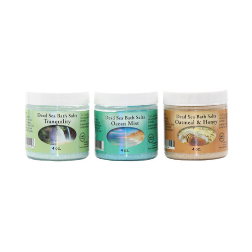 Set Of  Scented Dead Sea Salts - 4 oz.