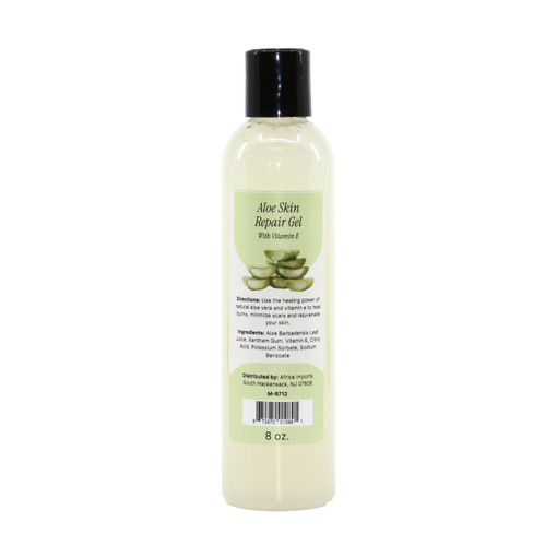 Aloe Skin Repair Gel (*With Vitamin E) - 8 fl oz.