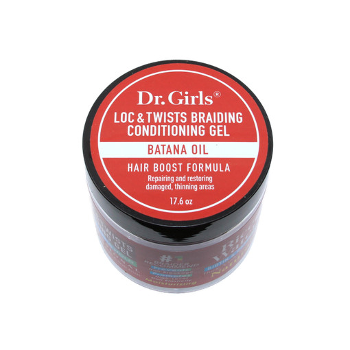 Dr. Girls: Batana Oil Loc & Twists Braiding Conditioning Gel - 17.6 oz.