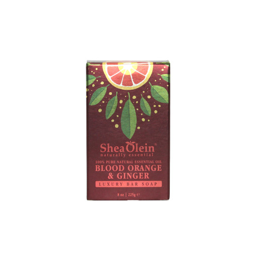 Shea Olein Luxury Bar Soap: Blood Orange & Ginger - 8 oz.