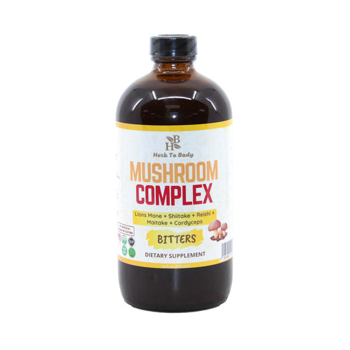 Herb To Body: Mushroom Complex Bitters - 16 FLOZ