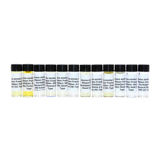 12 Maison Francis Kurkdjian Fragrance Oil Samples – Luxury Perfume Oil Collection - 1 Dram (1/8 oz)