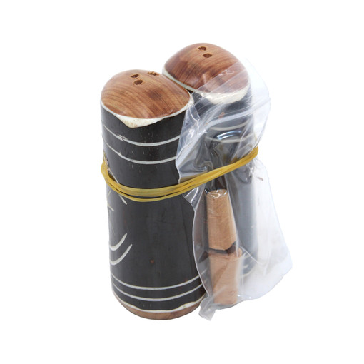 Camel Bone Salt & Pepper Shakers - BROWN - ASSORTED