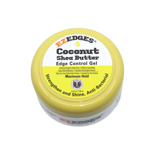 EZEDGES: Coconut Shea Butter Oil Edge Control Gel (Maximum Hold) - 5.3 FLOZ