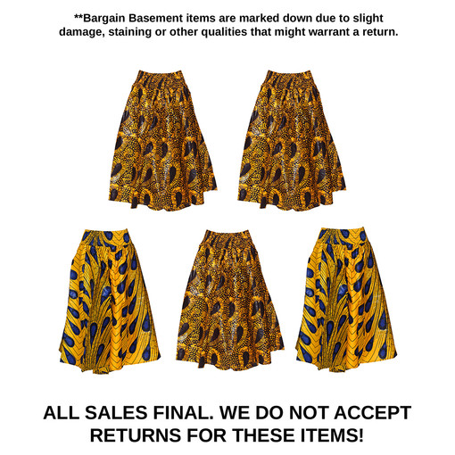 Bargain Set of 5 Ankara Print Skirts