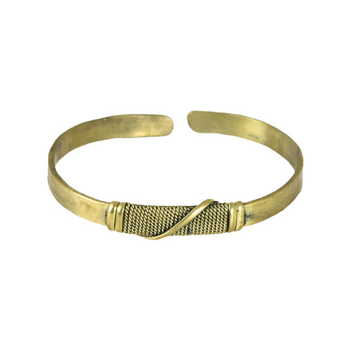 Golden Twist Metal Bracelet