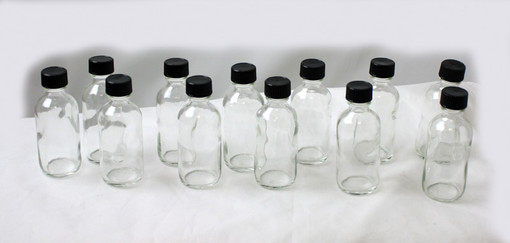 2 oz. Glass Bottles - Set Of 12