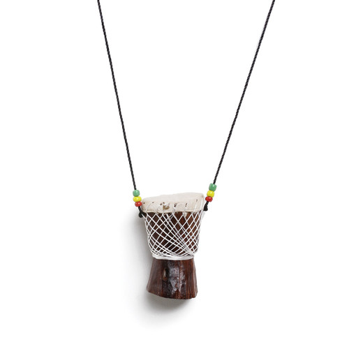 Djembe Drum Necklace: Large