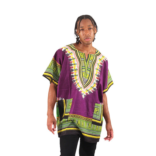 Traditional Print Dashiki - Unisex Clothing - African Fashion