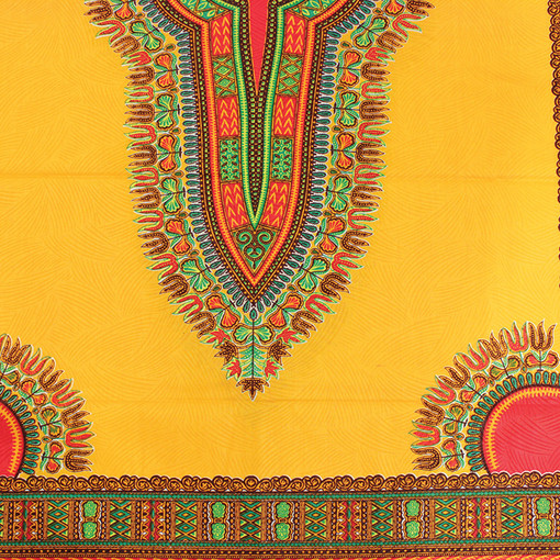 Traditional Print Brocade Fabric 6 Yards - African Print - African Fabrics