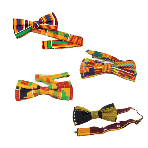 Buy Set Of 4 Kente Bow Ties