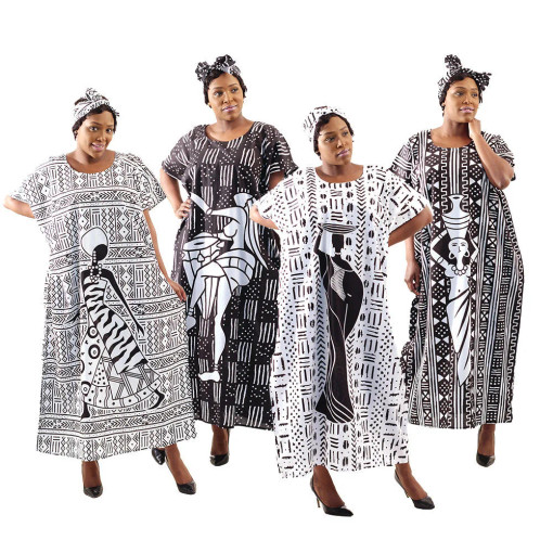 Buy Set Of 4 Mud Print Kaftans