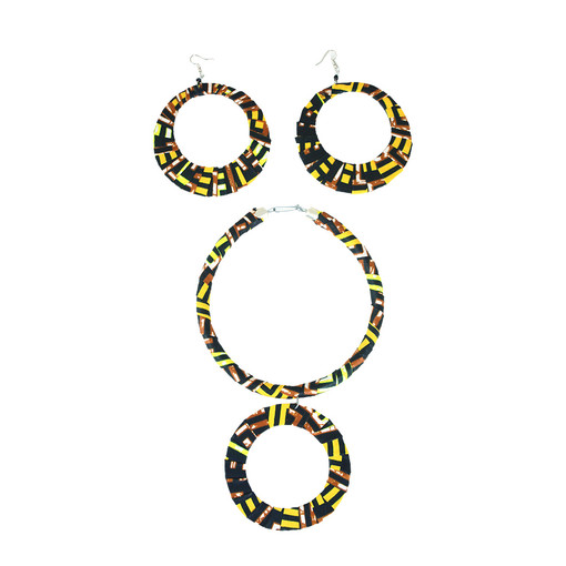 Buy Kitenge Loop Choker Set ASSORTED