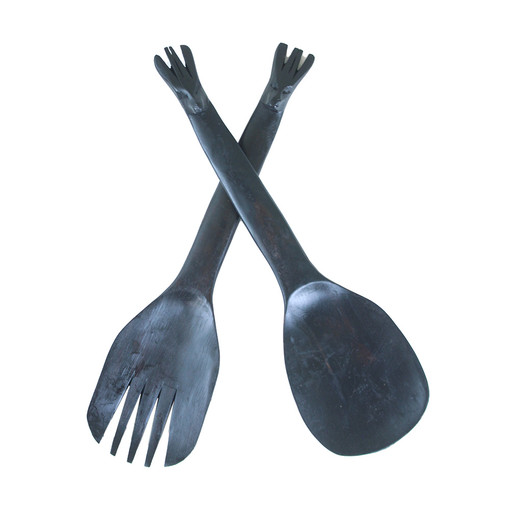 Ebony Salad Set