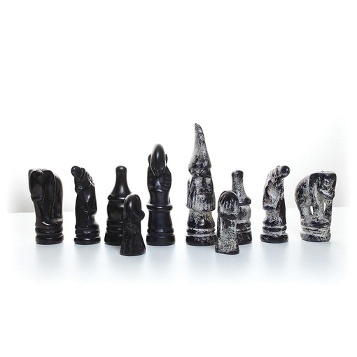 Buy African Soapstone Chess Set: Square
