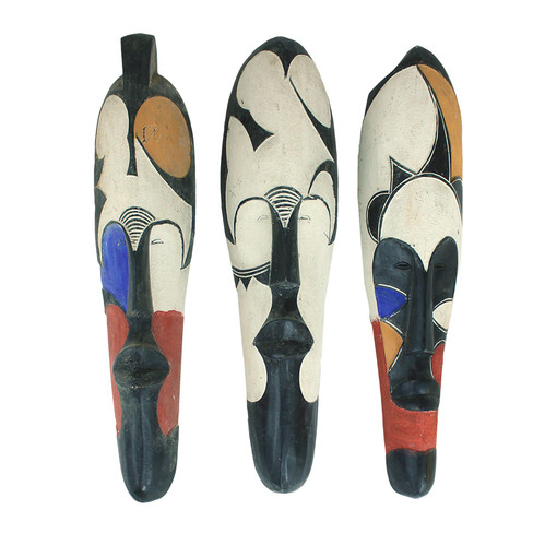 Buy Cameroonian Color Fang Mask ASSORTED