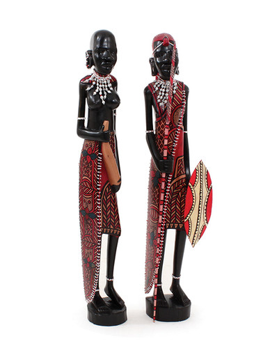 Maasai Couple 36"