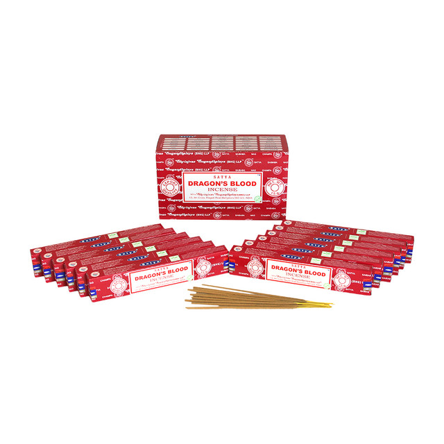 Satya Sai Baba Drachenblut Räucherstäbchen – 15g Packung Mit Ca. 12 Stäbchen