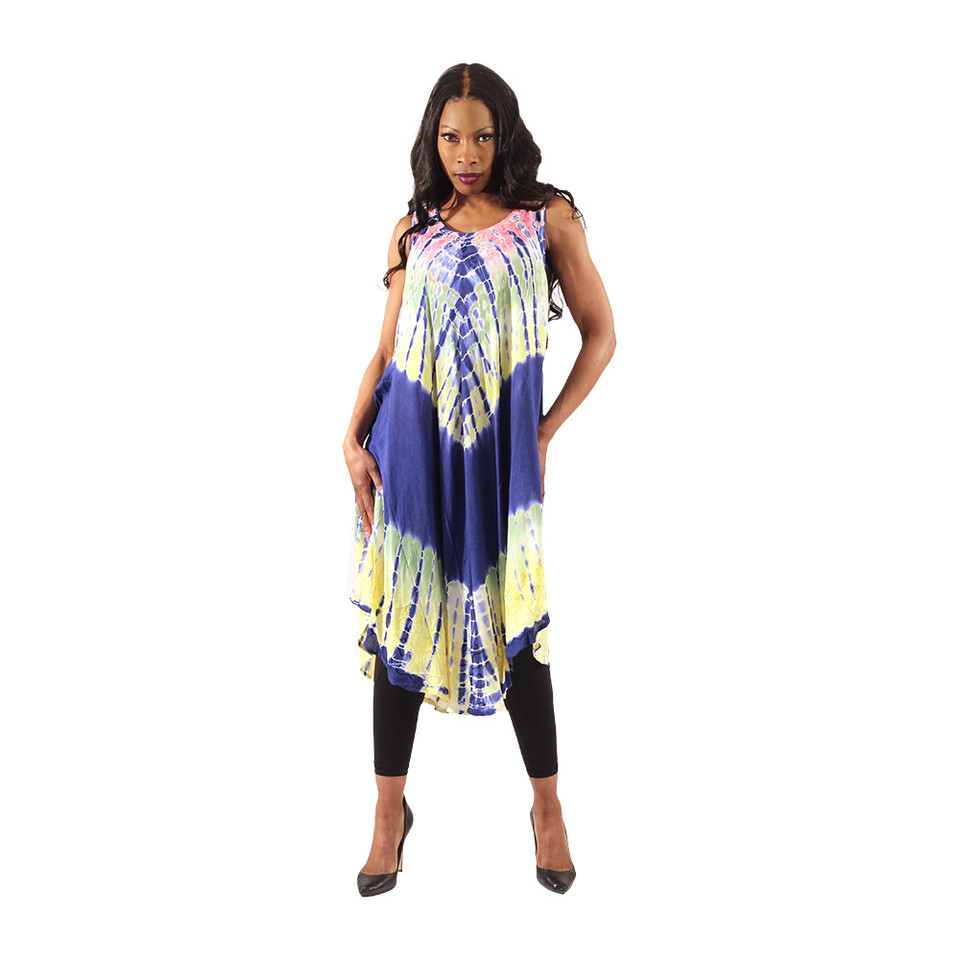 Tie-Dye Umbrella Dress - Africa Imports