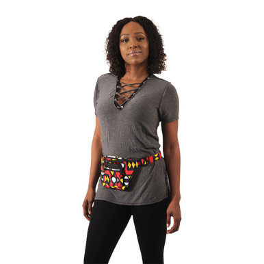 African Print Fanny Pack - Multicolor kente - Ankara Waist Bag / Bum b –  AfricanFabs