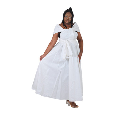 【関税＆送料込み】Off-White Dress NWT_ZARA FW24 WOMAN EMBROIDERED DRESS ZW COLLECTION White