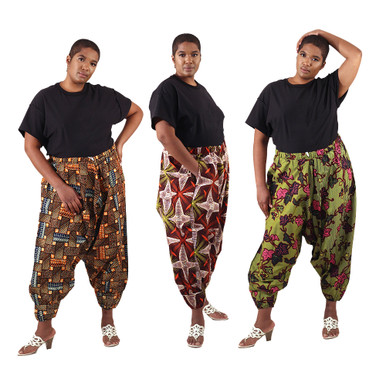 Harem Pant/Jumpsuit -Eco Couture (assorted prints)